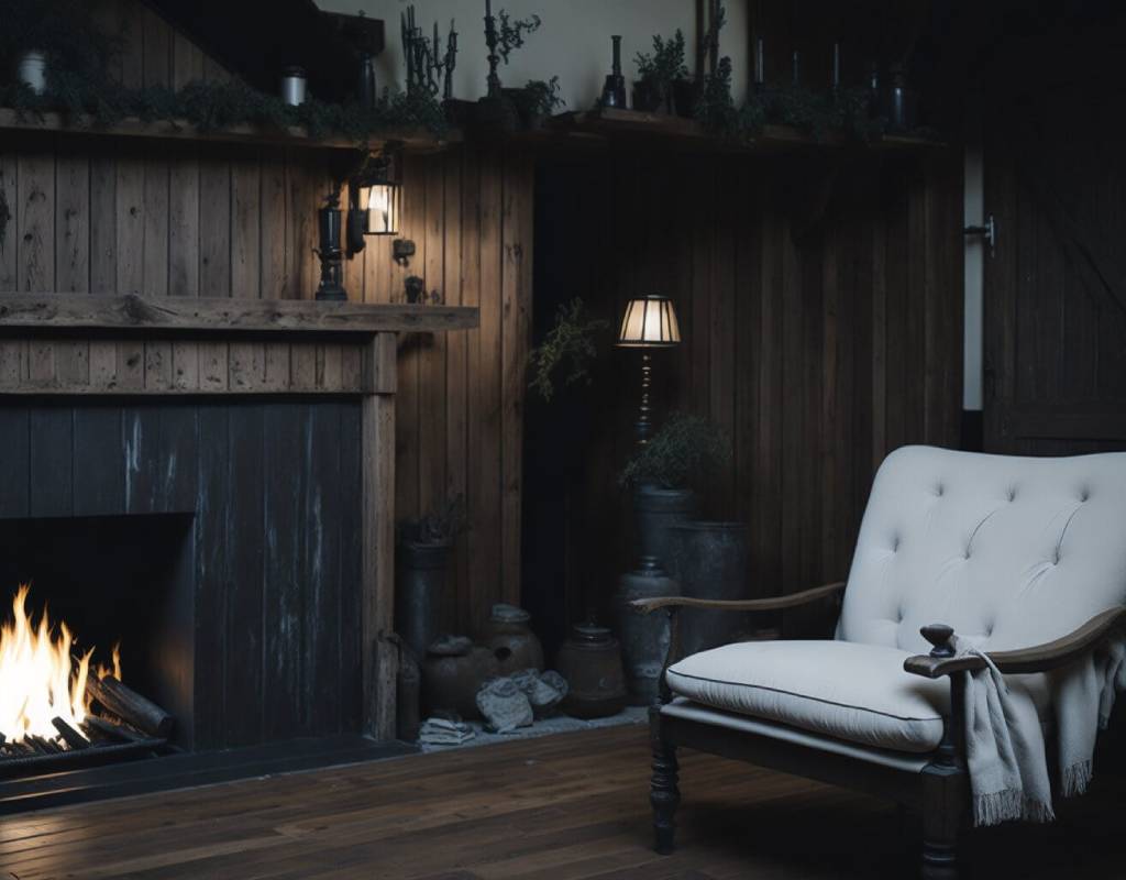 Chimenas de leña rusticas